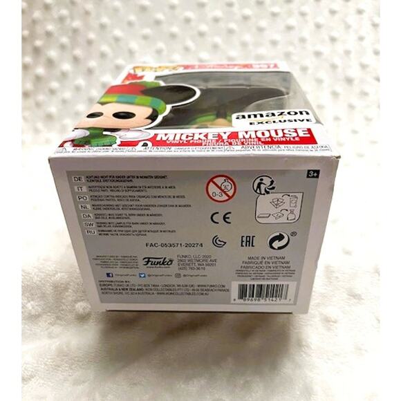 Disney Mickey Mouse Holiday Amazon Exclusive Funko Pop ! (#997), (2020), NEW - Picture 5 of 7